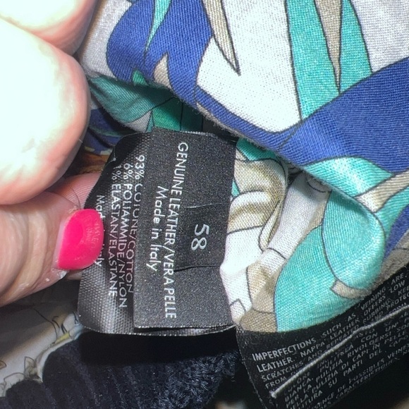 Gucci Madonna Blue Leather Bomber Jacket Size 58 - Picture 4 of 5